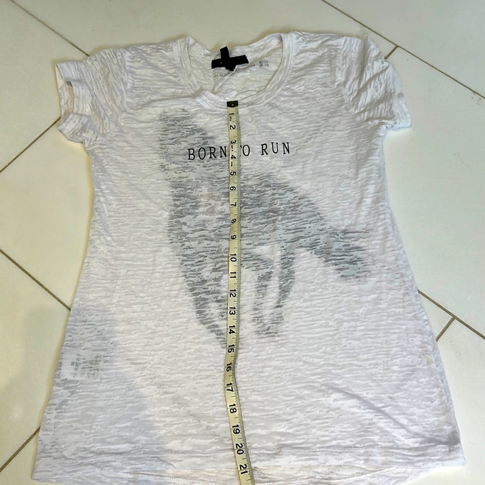 Bcbg born to run sheer T-shirt